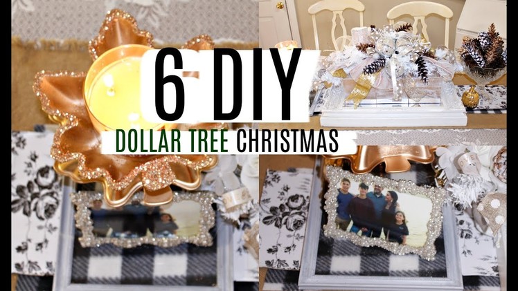 ????6 DIY DOLLAR TREE CHRISTMAS CRAFTS ???? DECO MESH CENTERPIECE