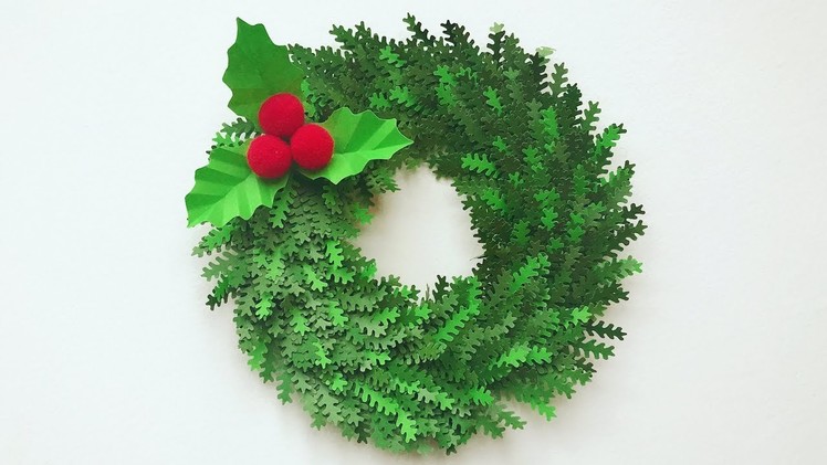 ABC TV | How To Make A Christmas Ornaments Wreath Paper With Shape Punch - Craft Tutorial