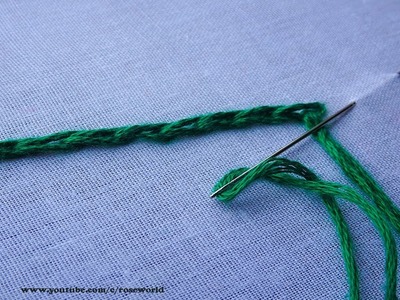 Basic Hand Embroidery Part - 67 | Split Stitch