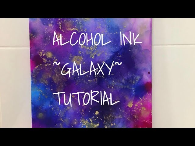 BEGINNERS TUTORIAL | Alcohol Ink on Canvas | Aus Art