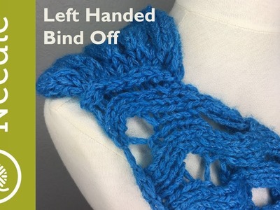 Bind off for Rolling Waves Knit Cowl - Left Handed