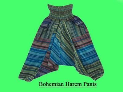Bohemian Yoga Harem Pants By Mogulinteriordesigns