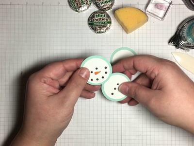 Christmas Snowman Peppermint Patties Stampin' Up! #4 Of 5 Stocking Stuffer