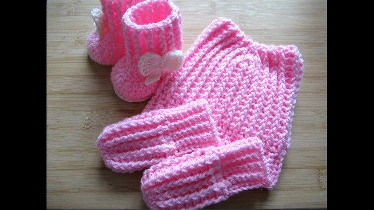 Crochet Baby Mittens Gloves Newborn 0-3 months 0-6 months tutorial Happy Crochet Club