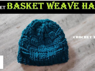 Crochet basket weave hat | crochet tamil |