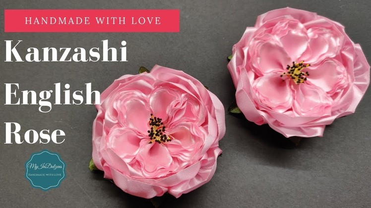 D.I.Y. Kanzashi English Rose | MyInDulzens