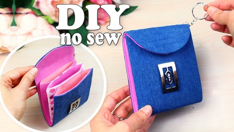 DIY JEANS POUCH IDEA. Jeans Recycle into Wallet Tutorial. Out of old jeans