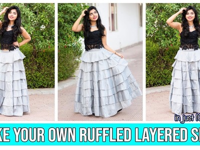 DIY: Make Your Own Ruffled Layer Skirt In Just 10 Minutes
