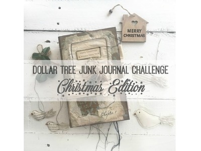 Dollar Tree Junk Journal Challenge Christmas Edition