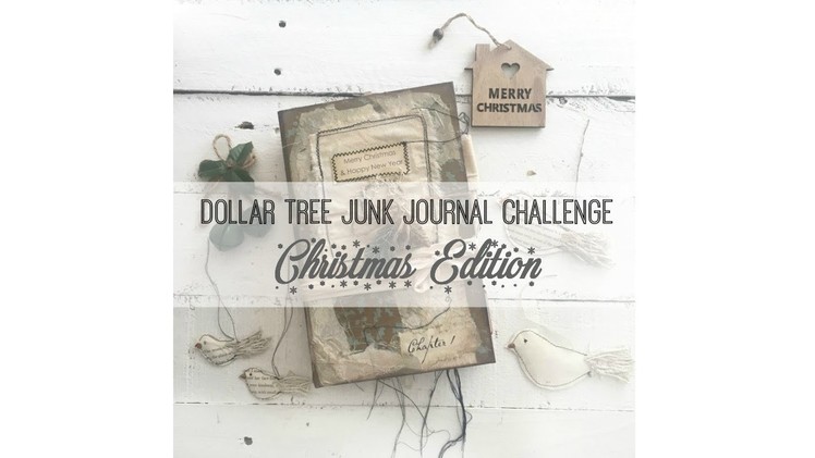 Dollar Tree Junk Journal Challenge Christmas Edition