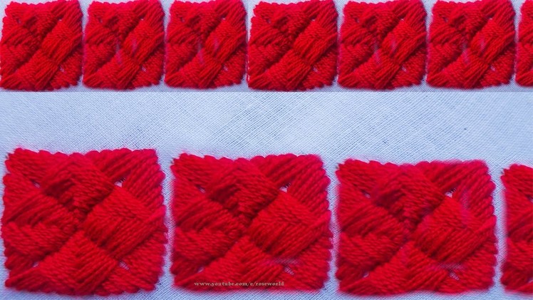 Hand Embroidery For Beginner |decorative fishbone stitch