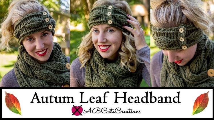 How to Crochet the Autumn Leaf Headband