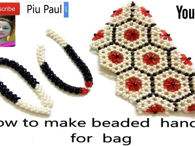 How to make beaded handles for bag