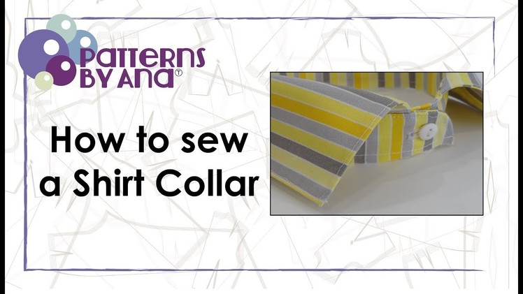 How to Sew a Shirt Collar - Tutorial