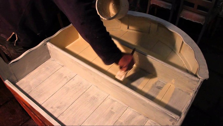 How to shabby chic furniture part 3 top coat tutorial guide welsh dresser