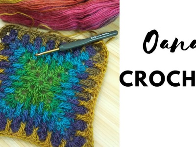 Hue granny square crochet by Oana