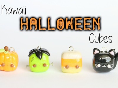 Kawaii Cubed Halloween Charms│4 in 1 Polymer Clay Tutorial