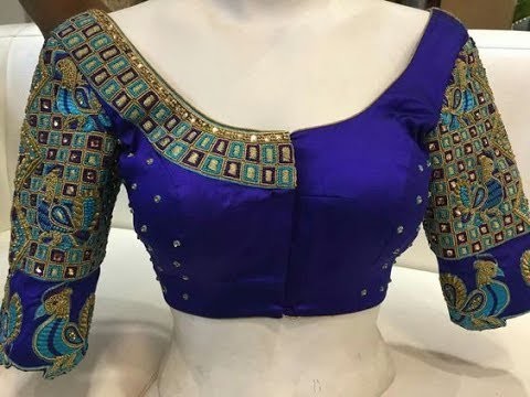 Neck saree blouse designs Outlet