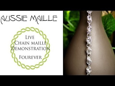 Live Chain Maille Demonstration - Fourever Weave