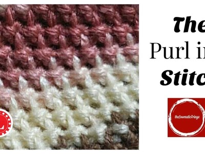 LOOM KNITTING Stitches - A Purl in 8 a Simple 3 Step Stitch (Any Loom)