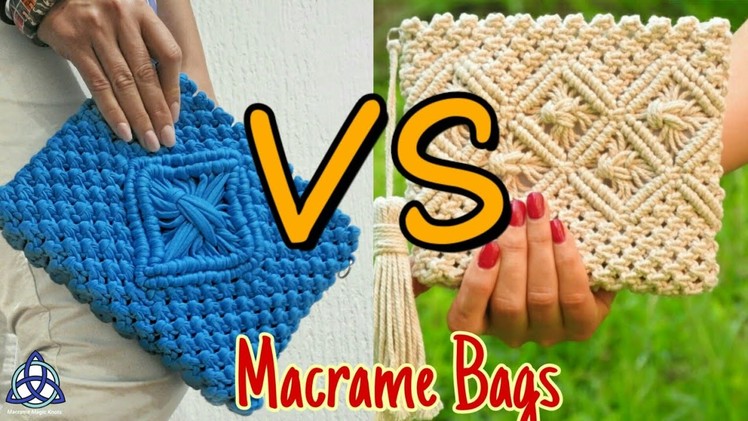 Macrame Bag VS Macrame Wallet for Girls