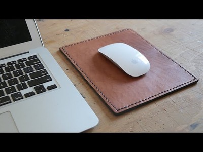 Making a Leather Mousepad