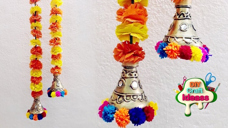 Marigolds walldecor door hanging | Make Flowers Pomander | diy craft Ideas