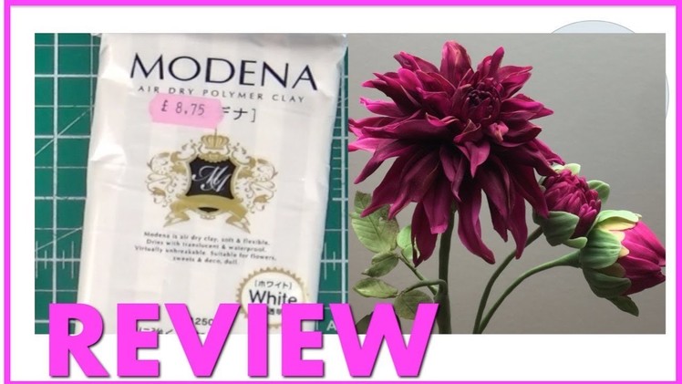 MODENA,  Cold Porcelain Clay for Flowers: All You Need to Know ( . is in my REVIEW)