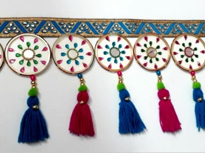 New Door Hanging.Bandhanwar decoration Ideas From Old Bangles | Door Hanging.toran making ideas