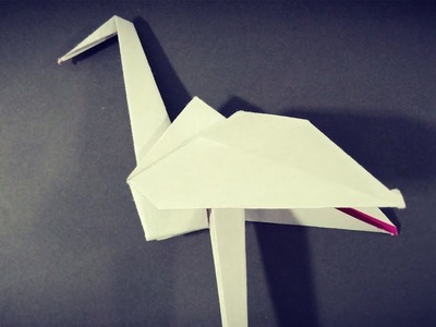 Origami Egret  -  How To Make An Origami Egret (EASY)