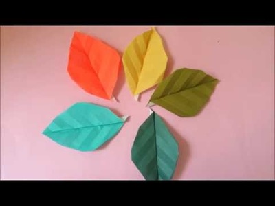 Origami Leave 葉子摺紙 (easy)