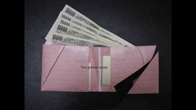 Origami wallet（折り紙財布）