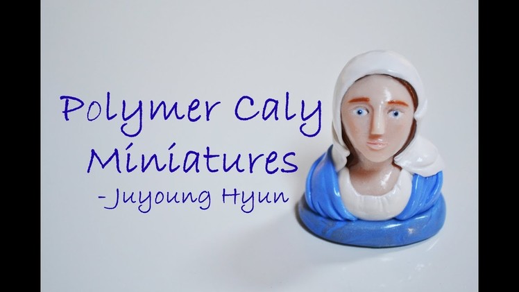 Polymer caly Miniatures 011. santa maria virgin - IpickubyJuyoung