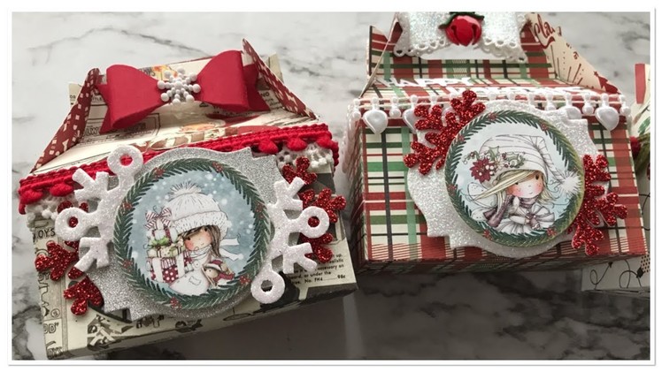 Saturday Morning Crafts #6 Christmas Gable Boxes