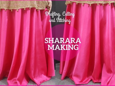 Sharara Cutting and Stitching in Hindi.Urdu