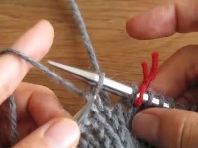 Sloped Bind Off (knit wise). 斜めの伏せ目（表目）