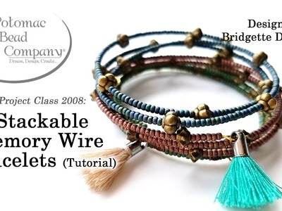 Stackable Memory Wire Bracelets - Tutorial