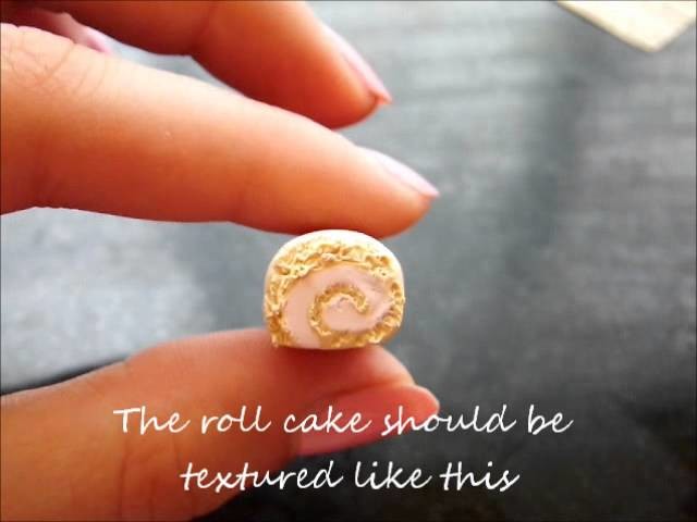 ~*Strawberry Roll Cake Charm Tutorial*~