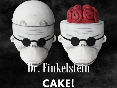 The Nightmare Before Christmas Dr Finkelstein Cake Tutorial! | Halloween Cakes