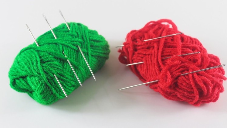 উলের সুতা দিয়ে নাইস হার্ট শেইপ ডেকোর | DIY-Art-and Craft-Out-Of-Woolen-Threads