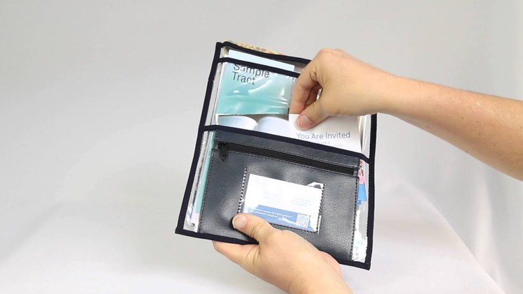 Transparent zipper pouch for Watchtowers, tracts and invitations