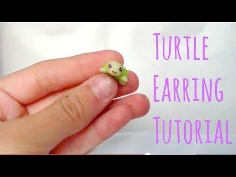 Turtle earrings tutorial