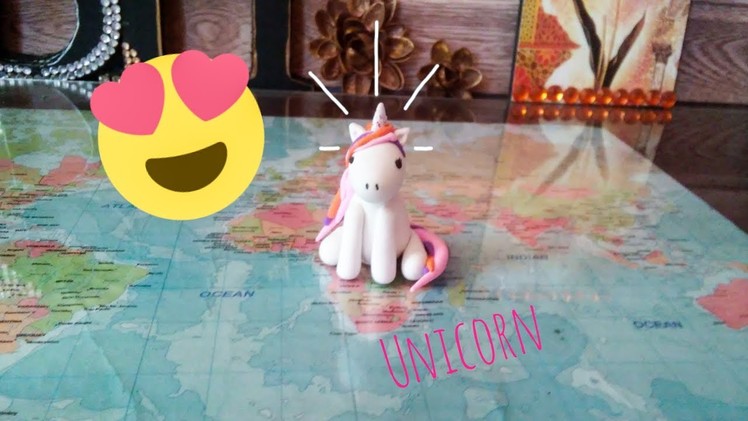 Unicorn charm | Air Dry Clay