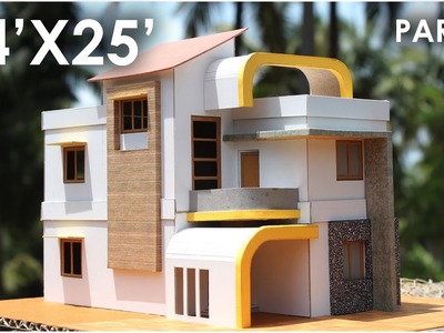 14X25 BUILDING MODEL | North facing | simple elevation | P1