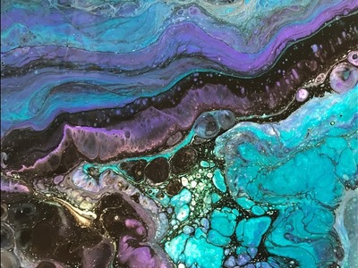 Acrylic Pour 10 Cups flip and 6 colors