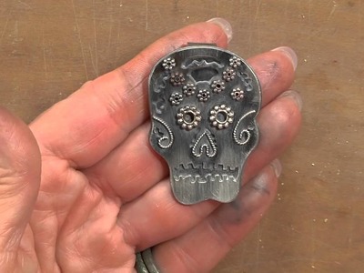 Advanced Soldering Challenge with Lexi Erickson: Sugar Skull Pendant with Patina Preview
