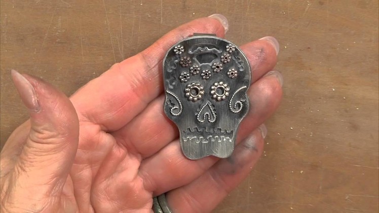Advanced Soldering Challenge with Lexi Erickson: Sugar Skull Pendant with Patina Preview
