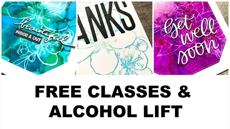 Alcohol Lift Ink: Free Virtual Card Classes September