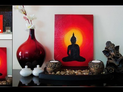 Buddha Painting for Beginners |Easy Buddha Painting|HomeDecor Ideas| how to decorate home for diwali