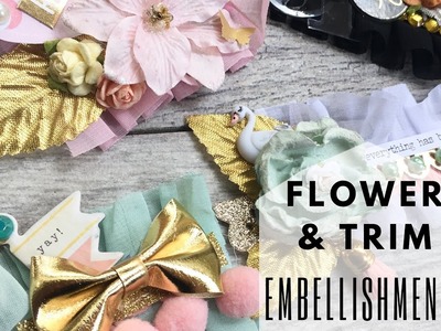 Build Your Stash, Week 4 - Trim & Flower Cluster Embellishments